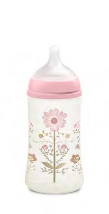 GOLD EDITION BIBERON 270ML SILICONE SX PRO ROSA 3+ MESI